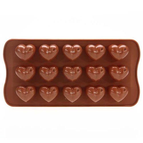 Ice Baking Silicone Mould Heart Chocolate Cake Cookie Jelly shopping N9
