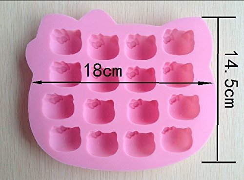 Anyana Hello Kitti Shape Cake Pan Fondant Silicone Mold Chocolate Candy Decoration Tool N4