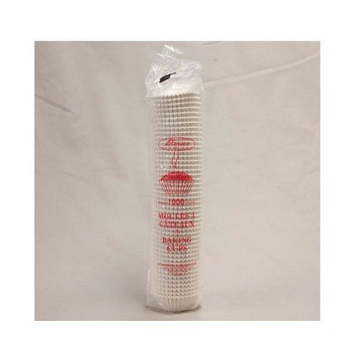 Mini Bulk Paper Cupcake Baking Cup Liners White