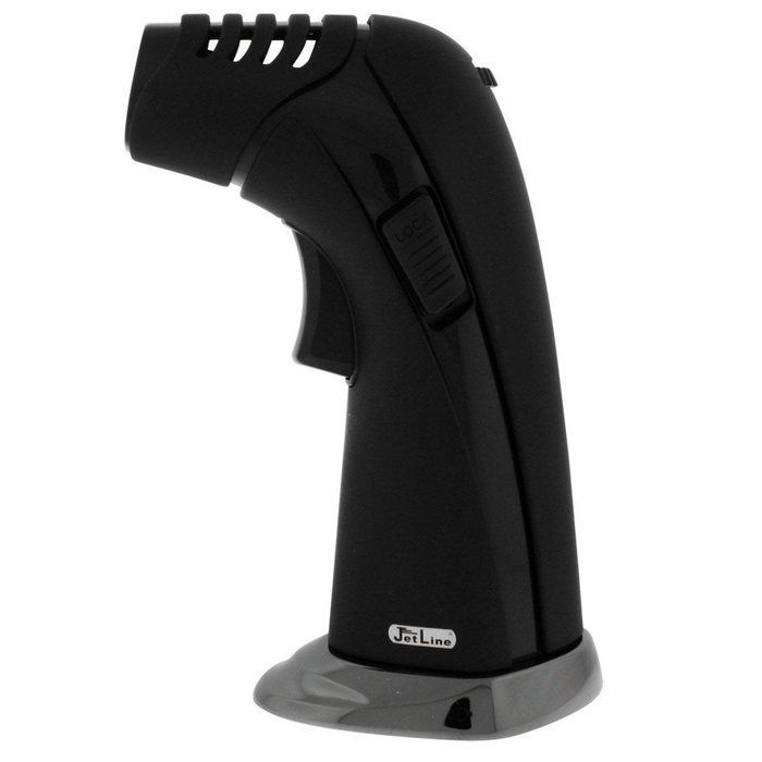 The Tsunami Quad Torch Butane Lighter - Color: Black N15