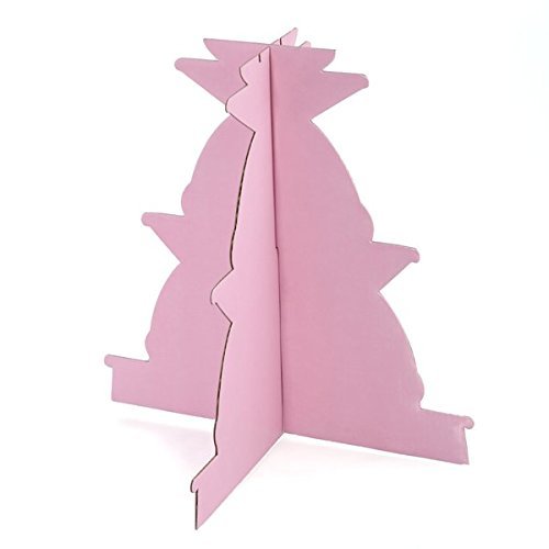 Gacube Birthday Party Wedding Decor 3 Tier Cupcake Cake Pink Paper Stand N3