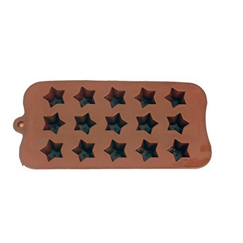 WISDOMTOY Kitchen Household Silicone DIY Chocolate Jelly Candy Mold Cake Making Baking Tray (Rose) N3