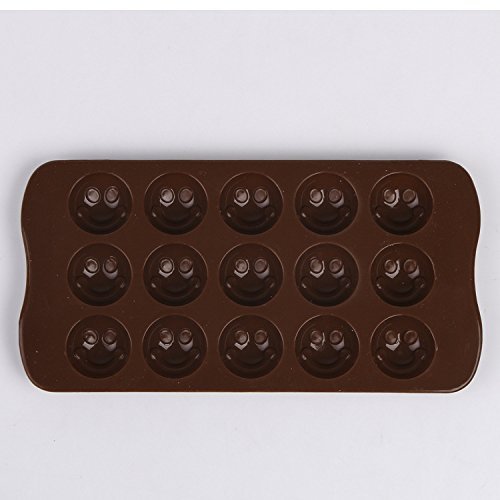 WISDOMTOY Kitchen Household Silicone DIY Chocolate Jelly Candy Mold Cake Making Baking Tray (Rose) N7