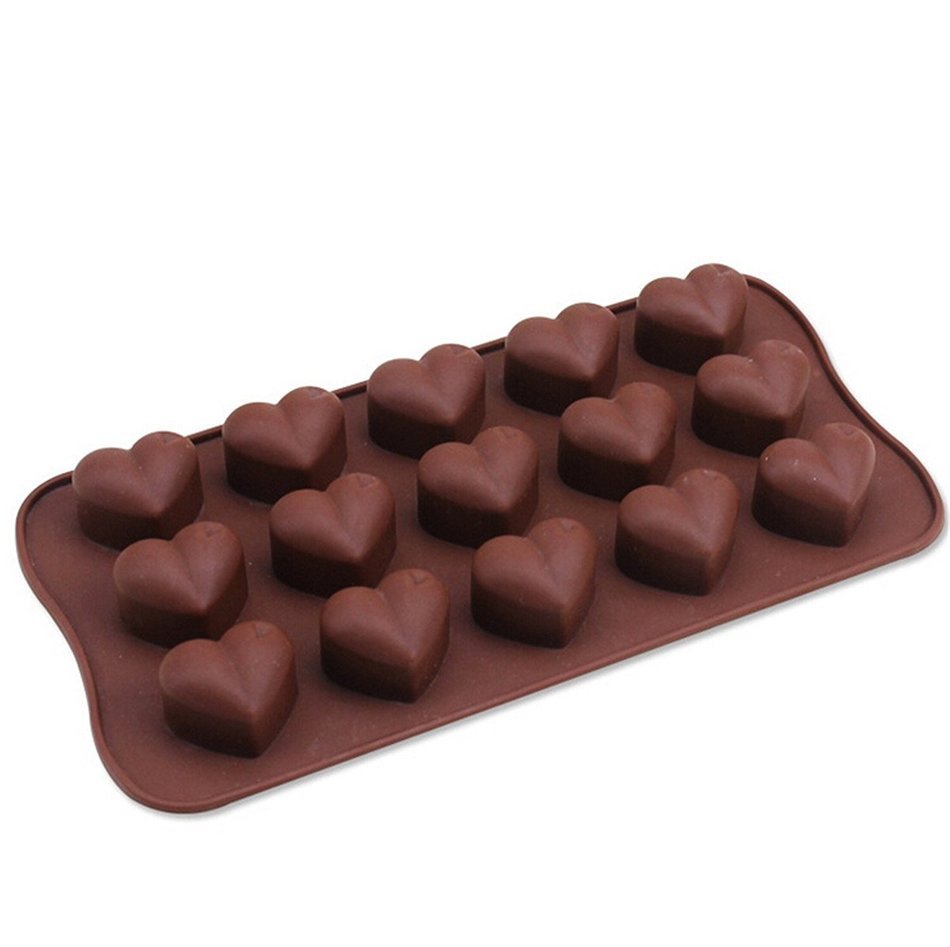 Silicone Cake Mold Cupcake Cookie Chocolates Ice Mold Cake Pop Stick Mold Baking Tools (Love)
