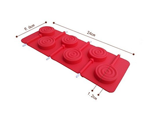 1pcs Food Grade Silicone Material, Round Stars Shape for Chocolate Lollipop Mold, Cake Tools, Cookie , Jelly,... N2
