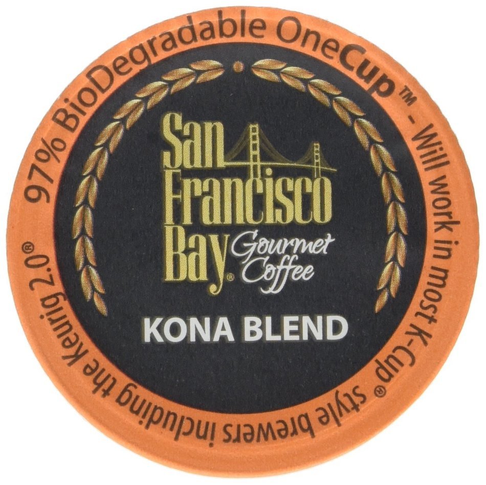 San Francisco Bay One Cup, Kona Blend, 80 Single Serve Coffees