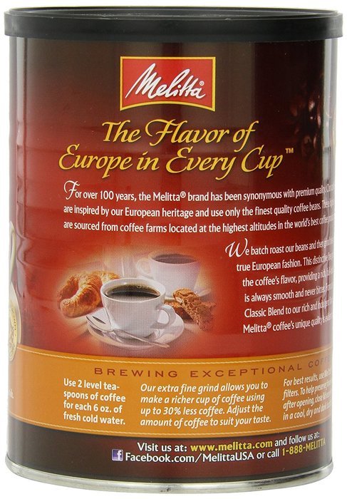 Melitta Coffee, Colombian Supreme Ground, Medium Roast, 22-Ounce N9