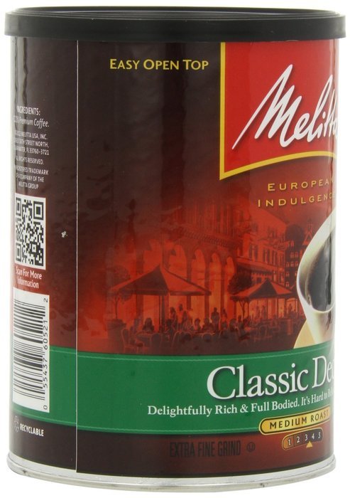 Melitta Coffee, Colombian Supreme Ground, Medium Roast, 22-Ounce N15