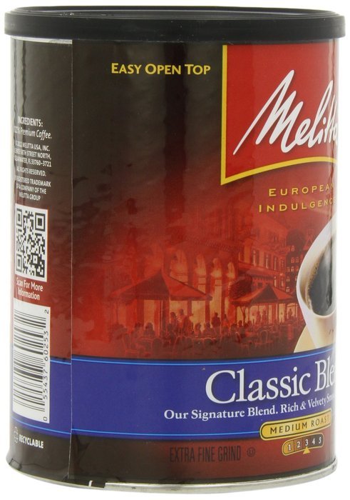 Melitta Coffee, Colombian Supreme Ground, Medium Roast, 22-Ounce N22