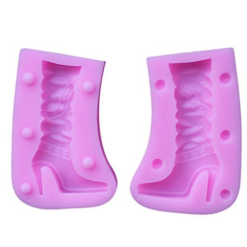 "3D Boots Silicone Fondant Mold Chocolate Polymer Clay Mould" shopping