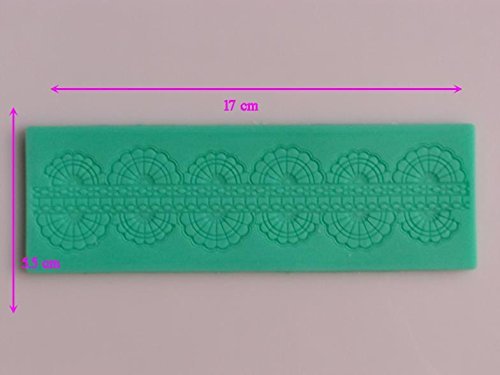Classics Lace Shaped Silicone Mold Mould Fondant Cake Decorating Tool N2