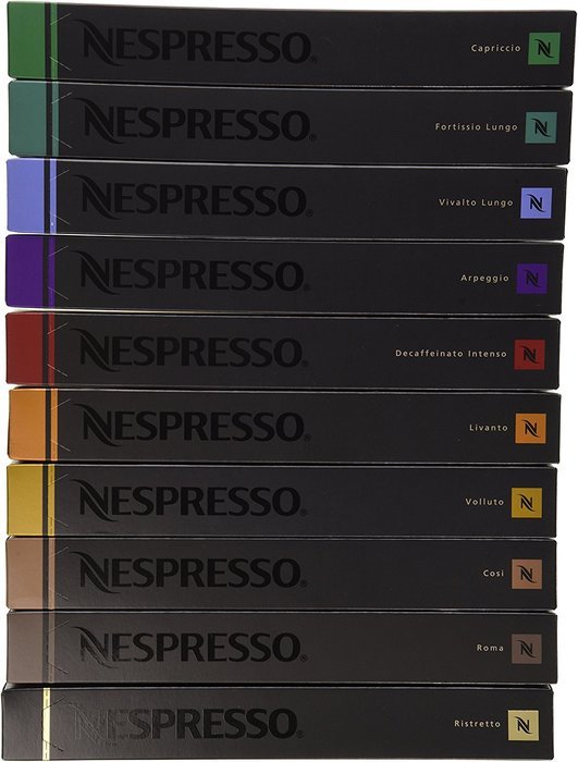 Nespresso OriginalLine Capsules Variety, 100 Count