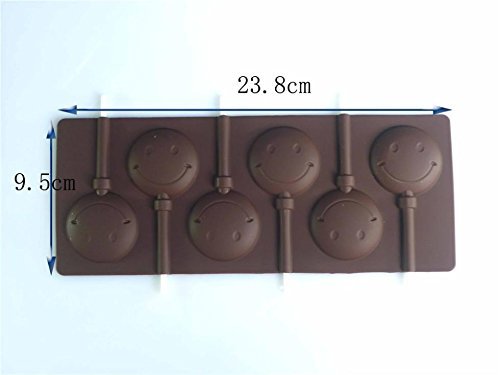 Smile Chocolate Pop Lollipop Mold Cake Pops Baking Tray Silicone Molds Fondant Mold Cake Decoration Mold N2