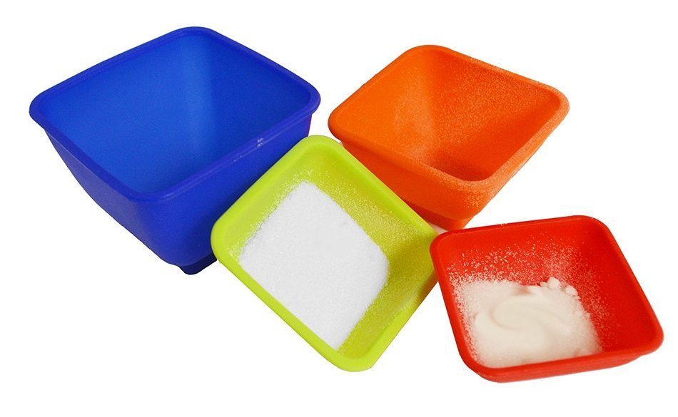 Aroma Bakeware 4 Piece Silicone Measuring Pinch Bowl Set