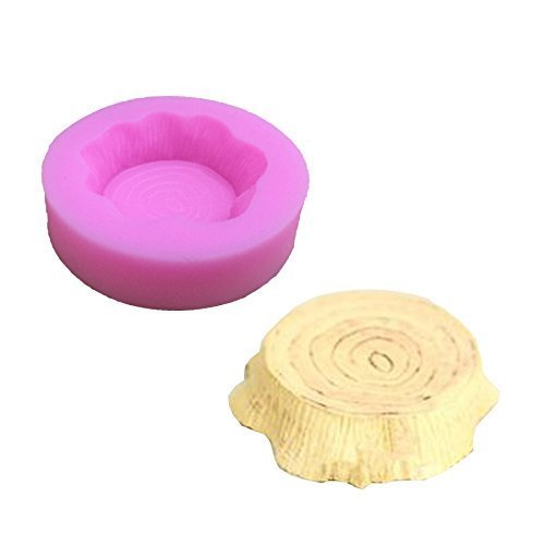 3D Stump Cake Cupcake Mold Silicone Fondant Mold Baking Mold Soap Chocolate Mold