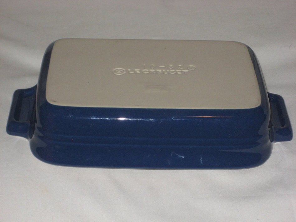 Le Creuset Blue 7x5x2 Inch Stoneware Casserole Baking Dish #10-32 N2