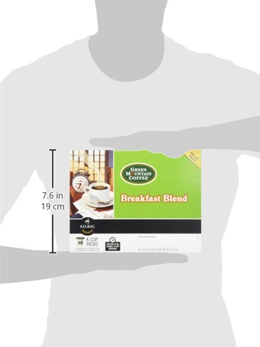 Green Mountain Coffee Breakfast Blend, K-Cup Portion Pack for Keurig K-Cup Brewers - 48 Count N8