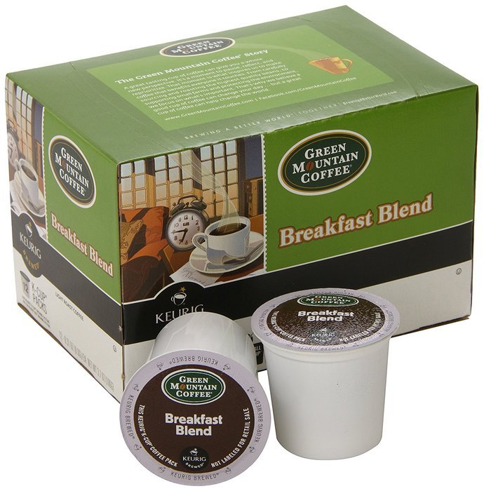 Green Mountain Coffee Breakfast Blend, K-Cup Portion Pack for Keurig K-Cup Brewers - 48 Count N11