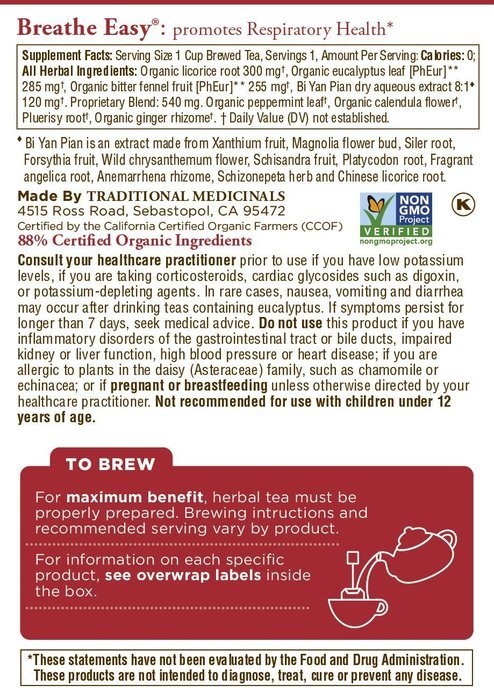 Traditional Medicinals Seasonal Tea Sampler Variety Pack, 16 Tea Bags N3