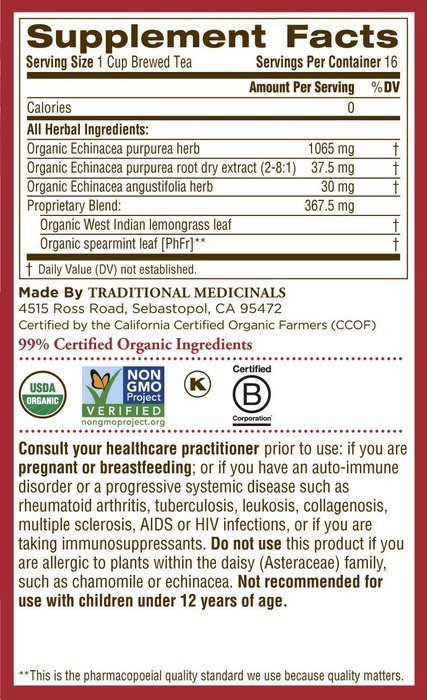 Traditional Medicinals Seasonal Tea Sampler Variety Pack, 16 Tea Bags N13