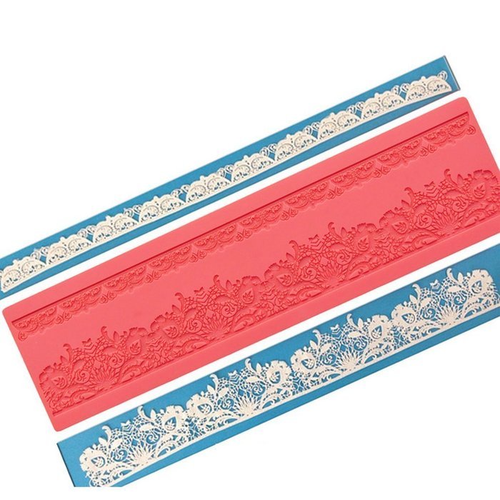 Edible Border Cake Lace Mats Silicone Decoration Mat for Fondant Art Kitchenware AK-LSM-03 N6