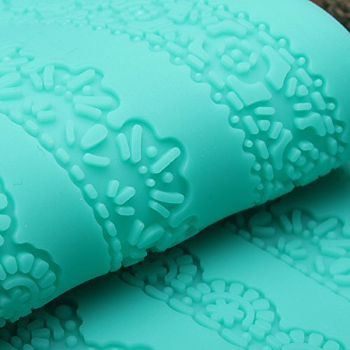 Large Fondant Cake Decorating Mould Lace Mold Silicone Mat N5