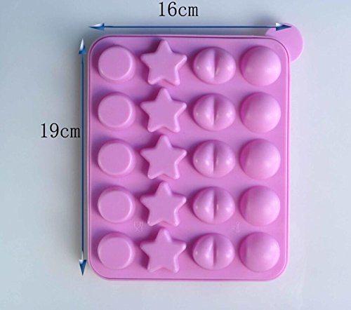 20 Holes Silicone Mold Cake Mold Baking Chocolate Ice Lattice Bakeware Mold N4