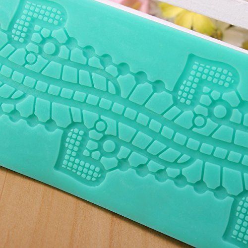 Sweet Heart Lace Mold Silicone Cake Decorating Mould N4