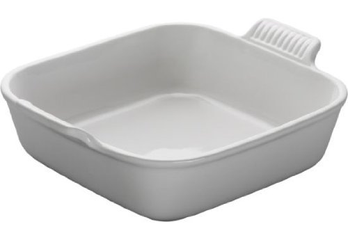 Le Creuset Heritage Stoneware 8" Square Dish, White