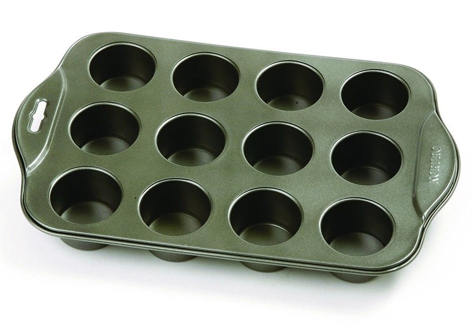 Kitchen, Dining & Bar Nonstick 12 Mini Cup Cheesecake Pan-muffins, quiche, tartlets