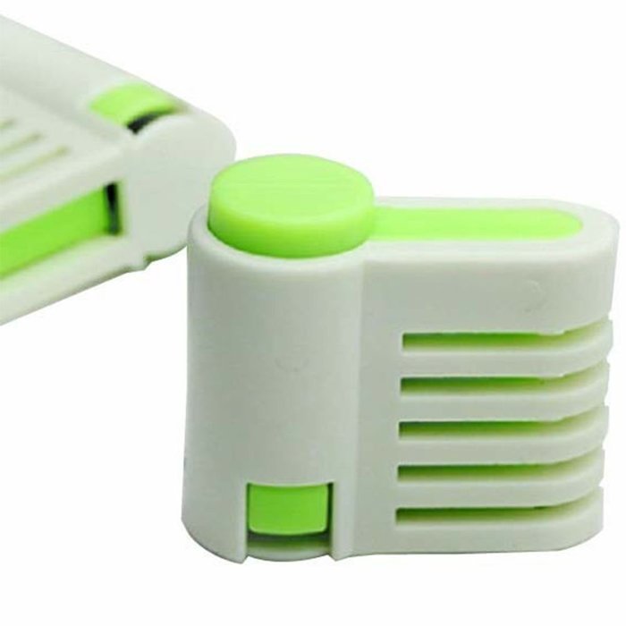 Lariy 1 Pair Kitchen DIY Cake Tools Bread Cutter 5 Layers Bread Slicer Cutting Fixator N2