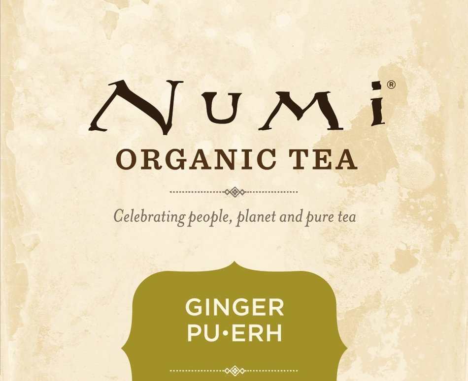 Numi Organic Chocolate Pu-erh Tea, Full Leaf Black Pu-erh Tea, 16 Count Tea Bags N11