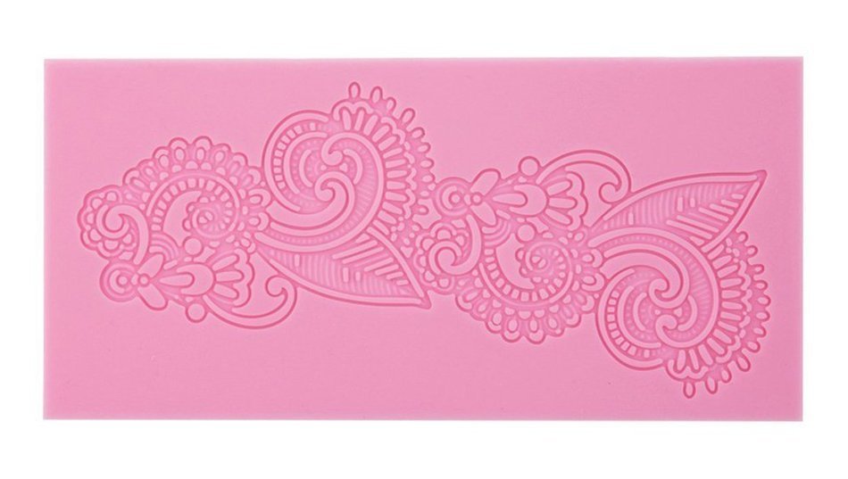 ETHAHE 16.5x7.8cm Random Color Silicone Cake Molding Fondant Tool