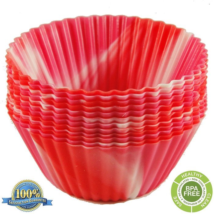 The Original Premium Quality Tie Dye Silicone Cupcake Liners / Reusable ...