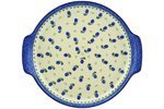 Polmedia Polish Pottery 13-inch Stoneware Platter H9918E Hand Painted from Ceramika Artystyczna in Boleslawiec... N2