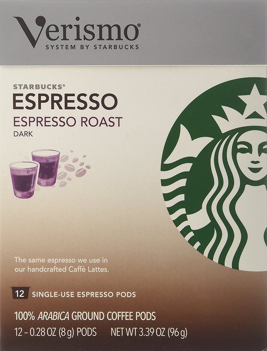 Starbucks&reg; Espresso Roast Verismo&trade; Pods,12-0.28 oz N3