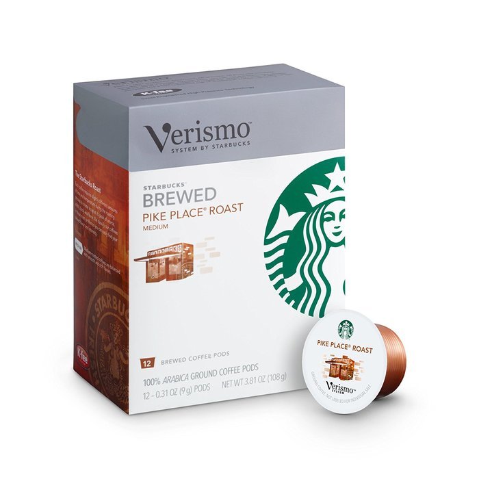 Starbucks&reg; Espresso Roast Verismo&trade; Pods,12-0.28 oz N12