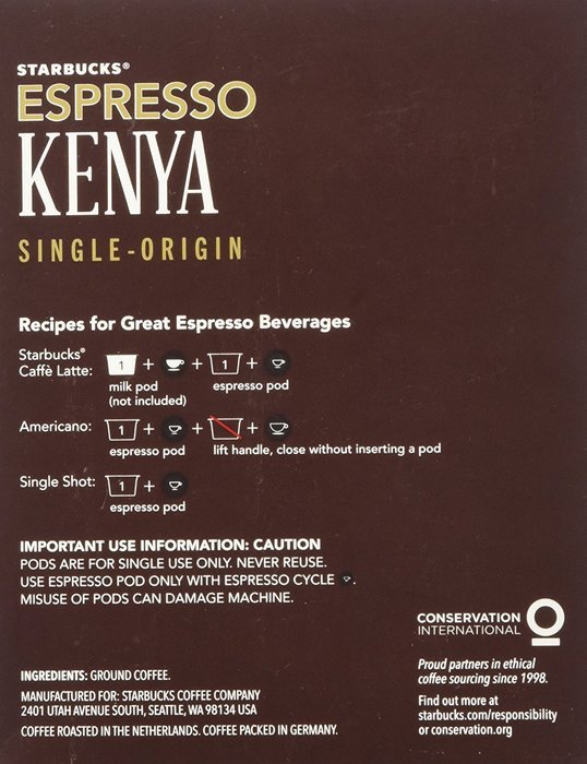 Starbucks&reg; Espresso Roast Verismo&trade; Pods,12-0.28 oz N18