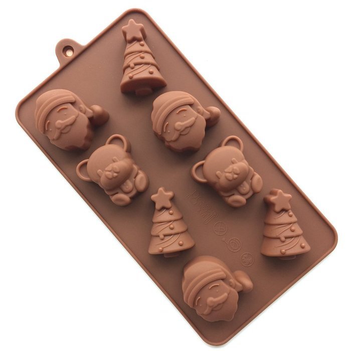 KOX Silicone Holiday Candy Molds,Chocolate Molds,Silicone Molds,Soap Molds,Silicone Baking Molds,Craft Mold N14