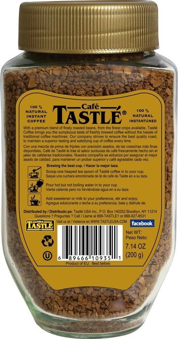 Cafe Tastle Gold Freeze Dried Instant Coffee, 17.85 Ounce N5