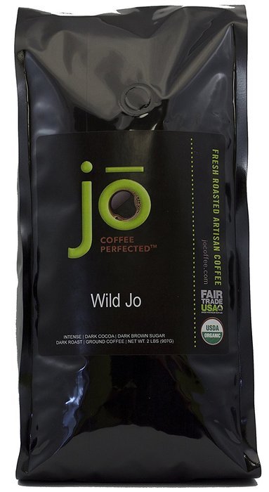 WILD JO: 2 lb, Dark French Roast Organic Ground Coffee, Bold Strong Wicked Good Coffee! New Name, Great Brewed...