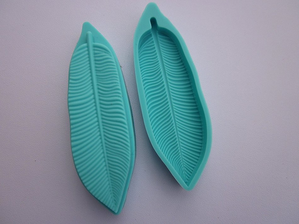 silicone feather fondant mold/ cake decorating mould/decorative tools/cake tools/sugar/FDA/LFBG food grade