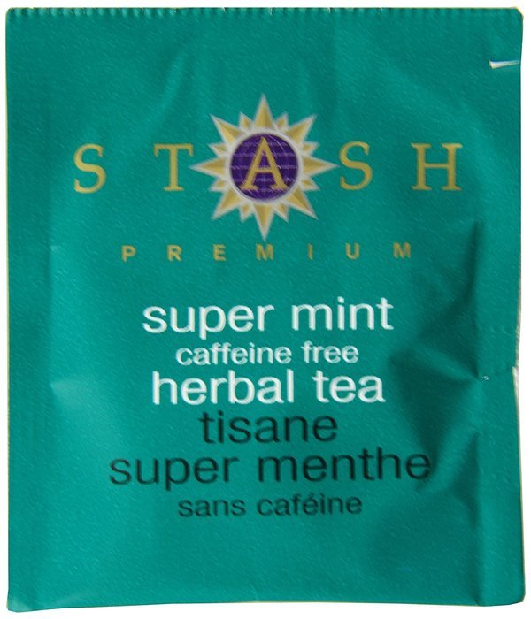 Stash Tea Super Mint Herbal Tea, 100 Count N11