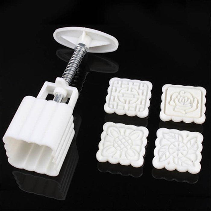 Gaosaili Mid-Autumn Festival Hand-Pressure Moon Cake Square Mould N4