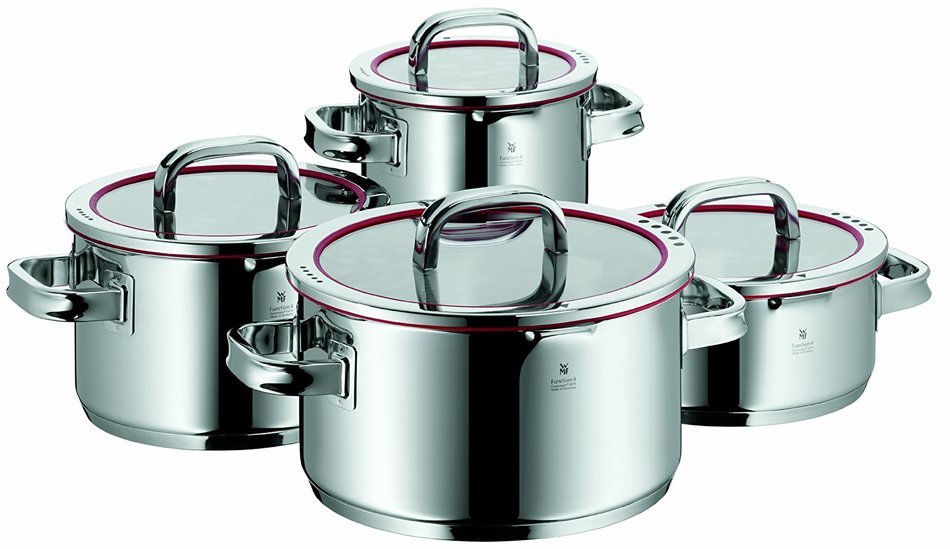 WMF Function 4 Low Casserole with Lid, 4-Quart N2
