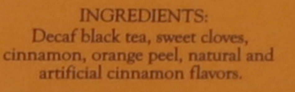 Harney and Sons Decaf Hot Cinnamon , Decaf Flavored Black 20 Sachets per Tin 1.4oz N4