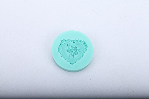 2win2buy Food Grade Silicone MINI Fondant Heart Mold Cake Mold & Chocolate Soap Candy Jelly Ice Mold Mould Pan