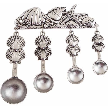 Measuring Spoons, Shells, Set of 4