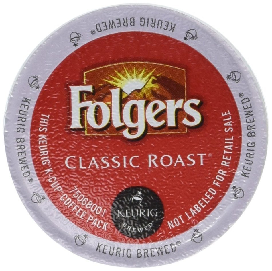 Folgers Classic Roast Coffee Keurig K-Cups, 72 Count N3
