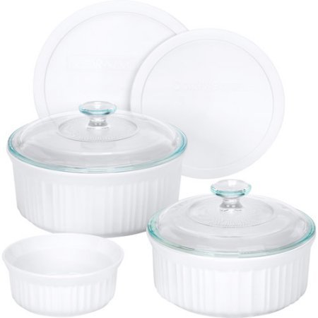 CorningWare 7-Piece French White Bake and Serve Set